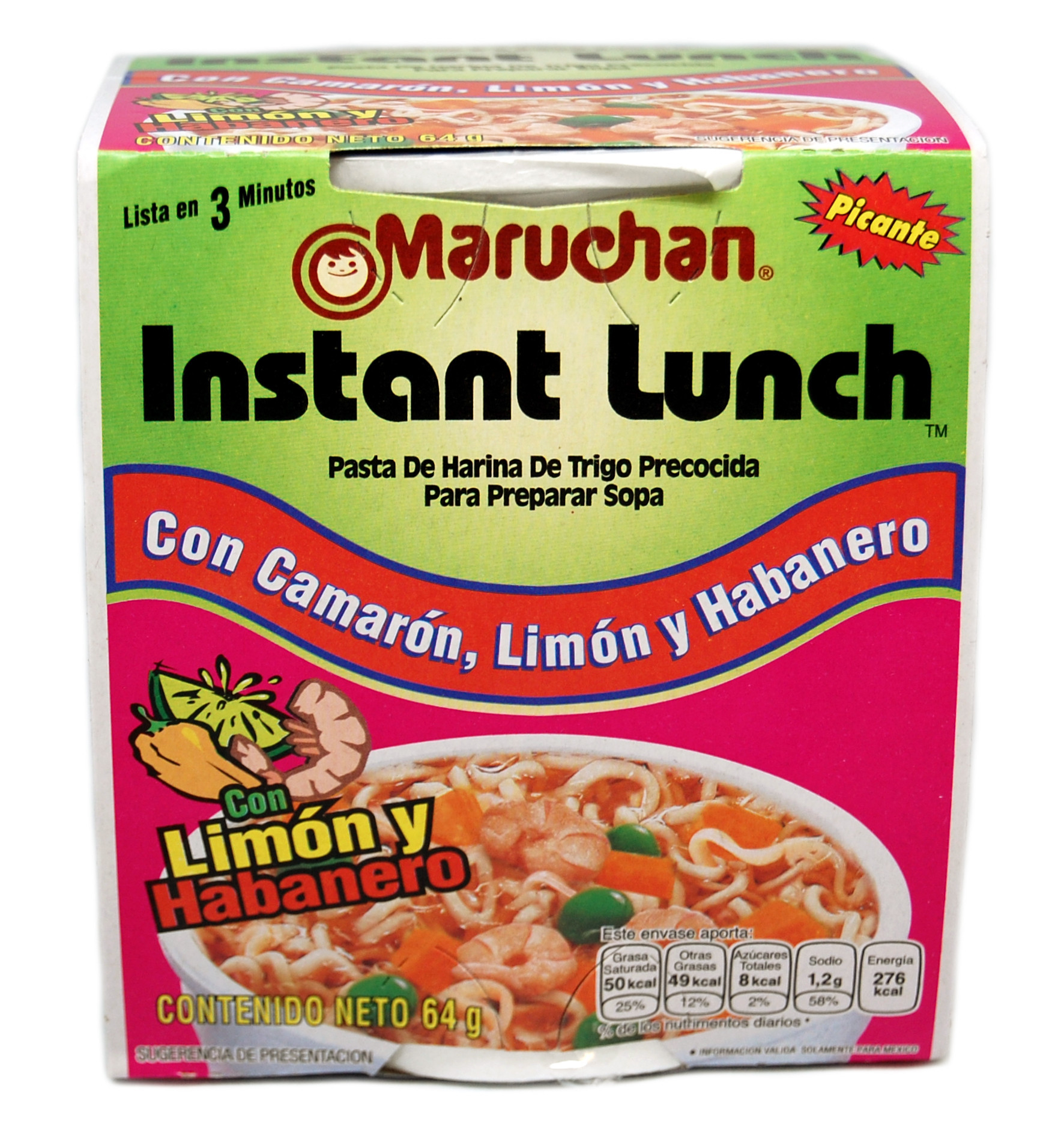 Maruchan Shrimp with Lime and Habanero soup | Buy now at Mexgrocer